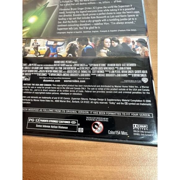 Superman Returns (DVD, 2006, Full Frame Edition) New Sealed - Picture 5 of 6